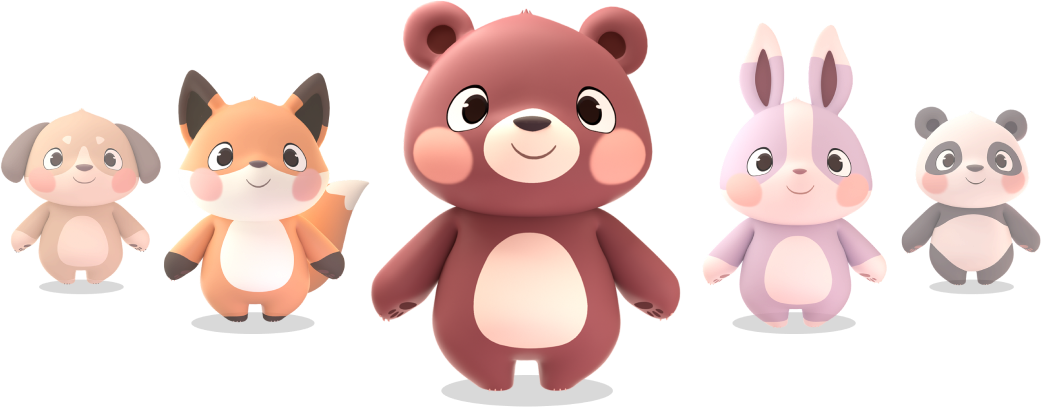 크리칭 캐릭터들